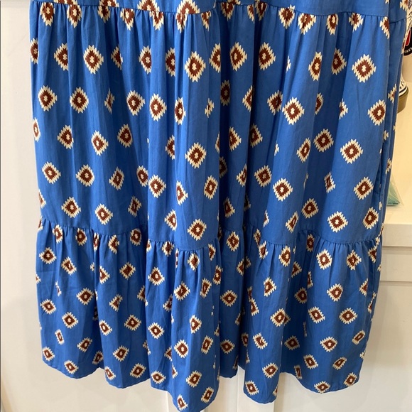 Blue Patterned Dress - Picture 3 of 3